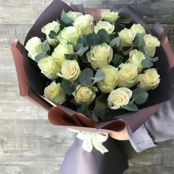  Antalya Lara Çiçek Siparişi 21 Adet BEYAZ  Aşk Buketi